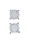 Coaster, Lace With Pearl