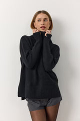 Marilyn - cashmere rullekrave sweater
