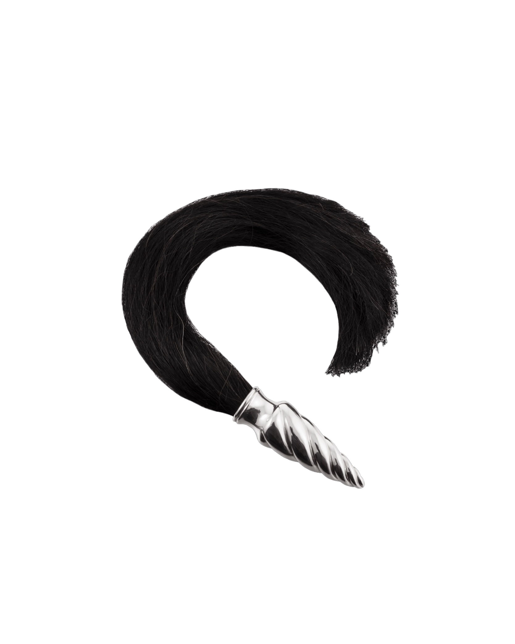 “Unicorn Whip” Horsehair and Sterling Silver 925