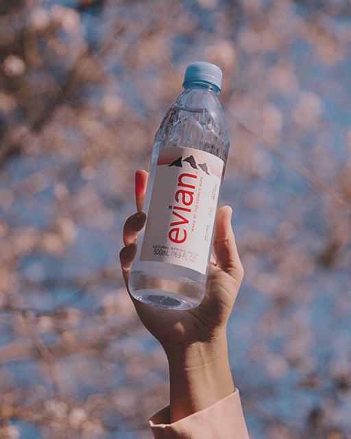 Evian Still Water bottles