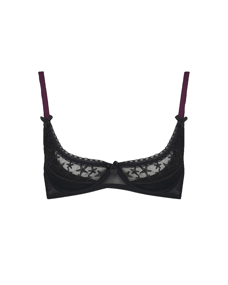 Starry Night Ouvert Demi Cup Bra