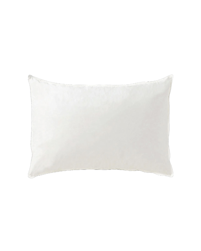 Grey down pillow
