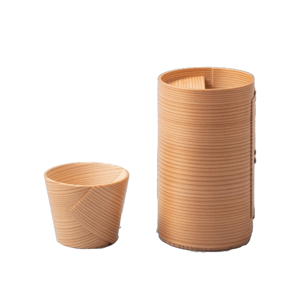 Magewappa Bentwood Sake Bottle