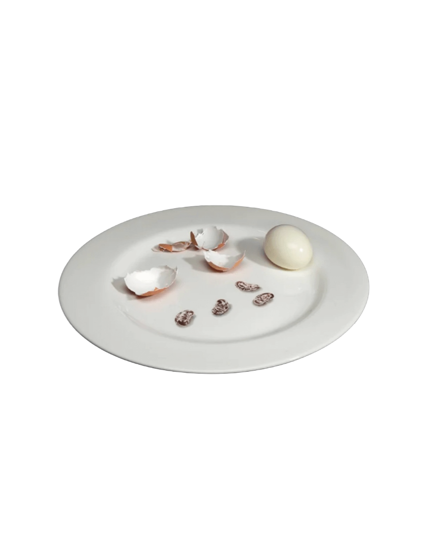 Dinner Plate, Bean Trompe L'oeil