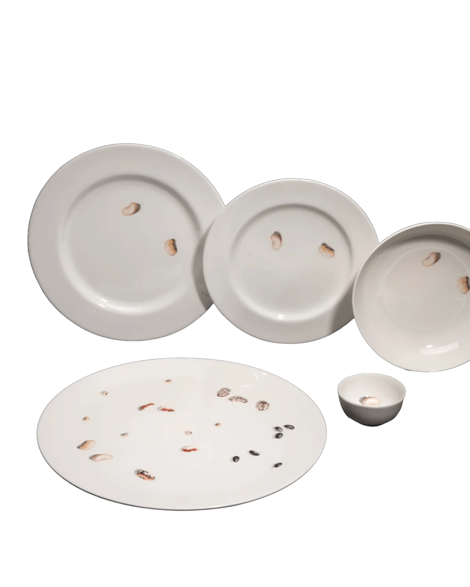 Dinner Plate, Bean Trompe L'oeil