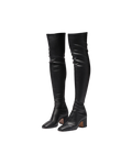 Over the Knees Black Boots