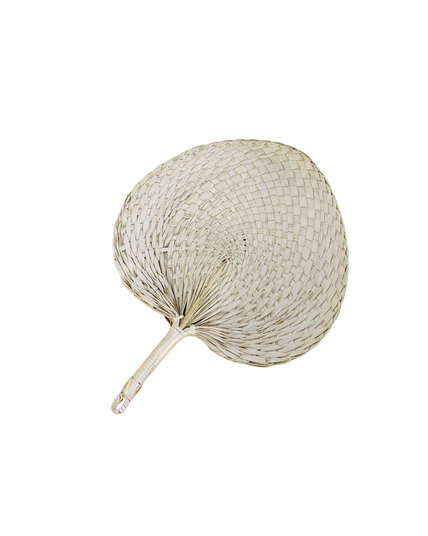 Woven Palm Leaf Fan
