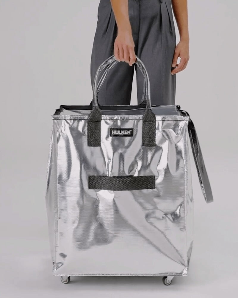 Silver Tote Bag