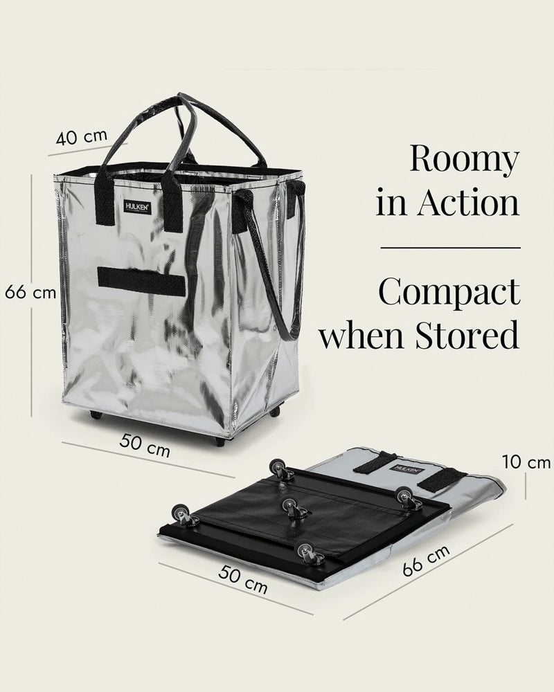 Silver Tote Bag