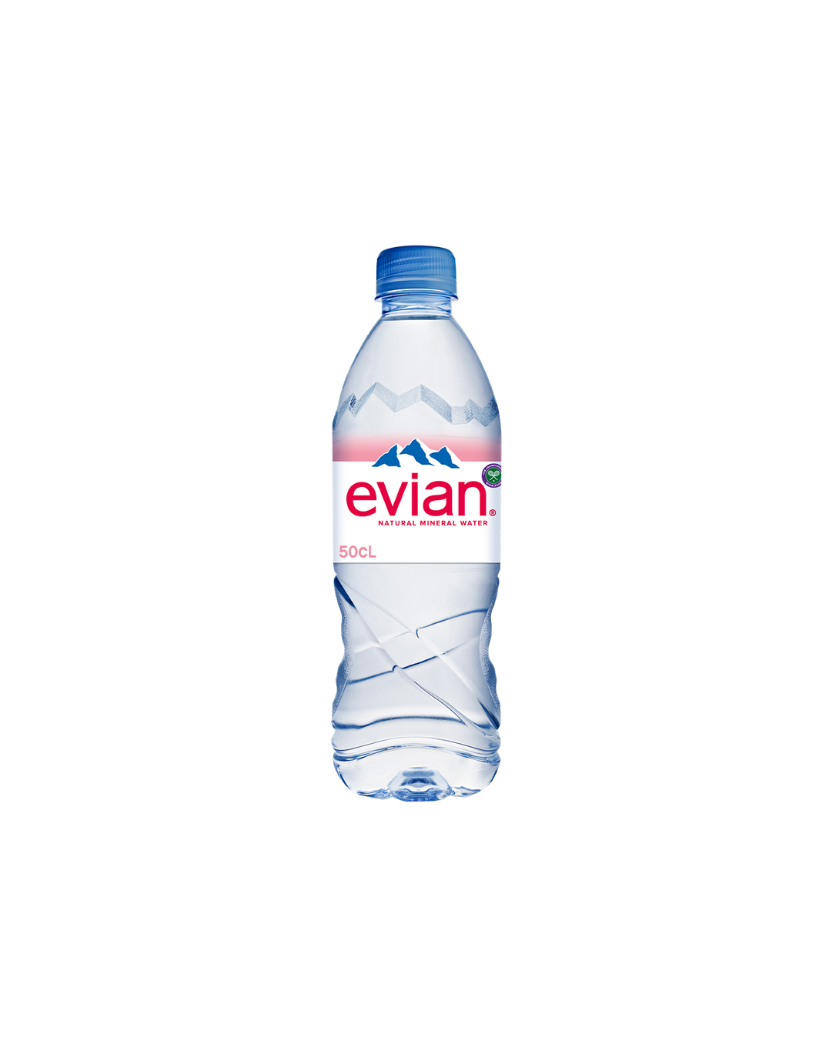 Evian Still Water bottles
