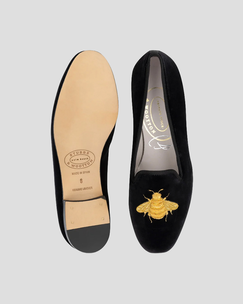 Gee Noir Velvet Slipper