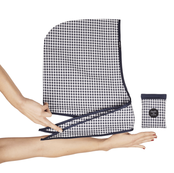 Gingham Check Rain Hood