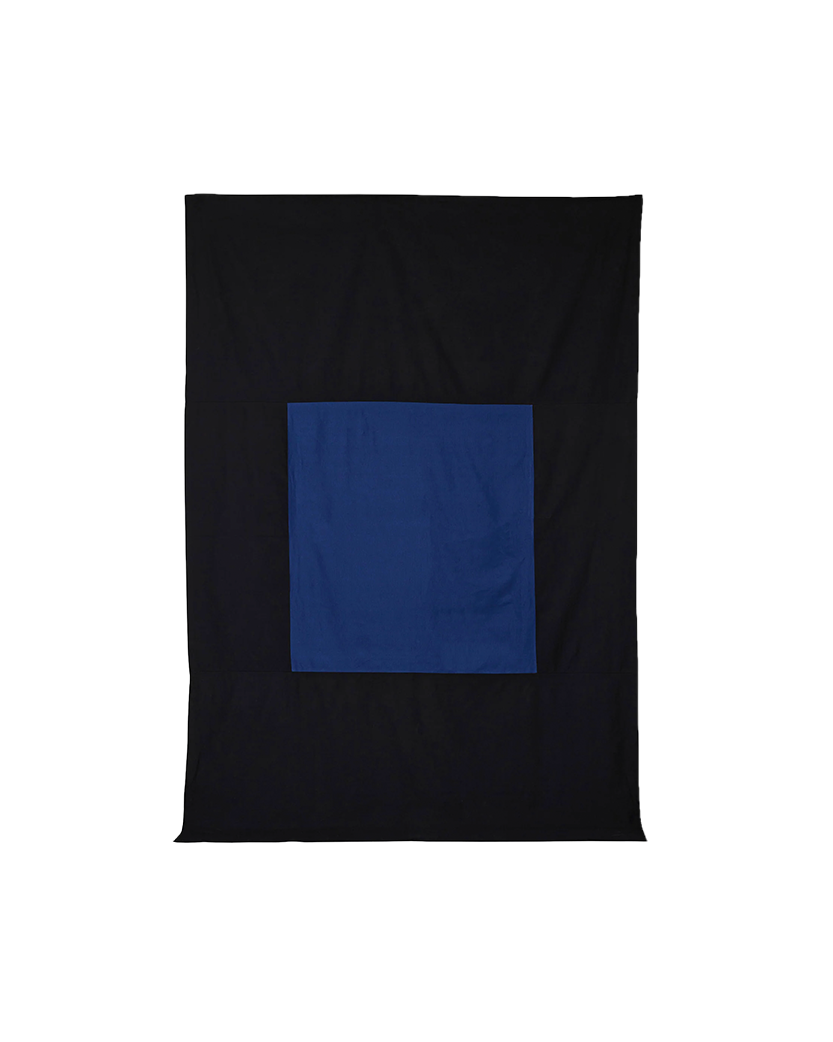 Sofa Cover - Black and Blue