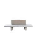 Span Outdoor Bench with Backrest by John Pawson