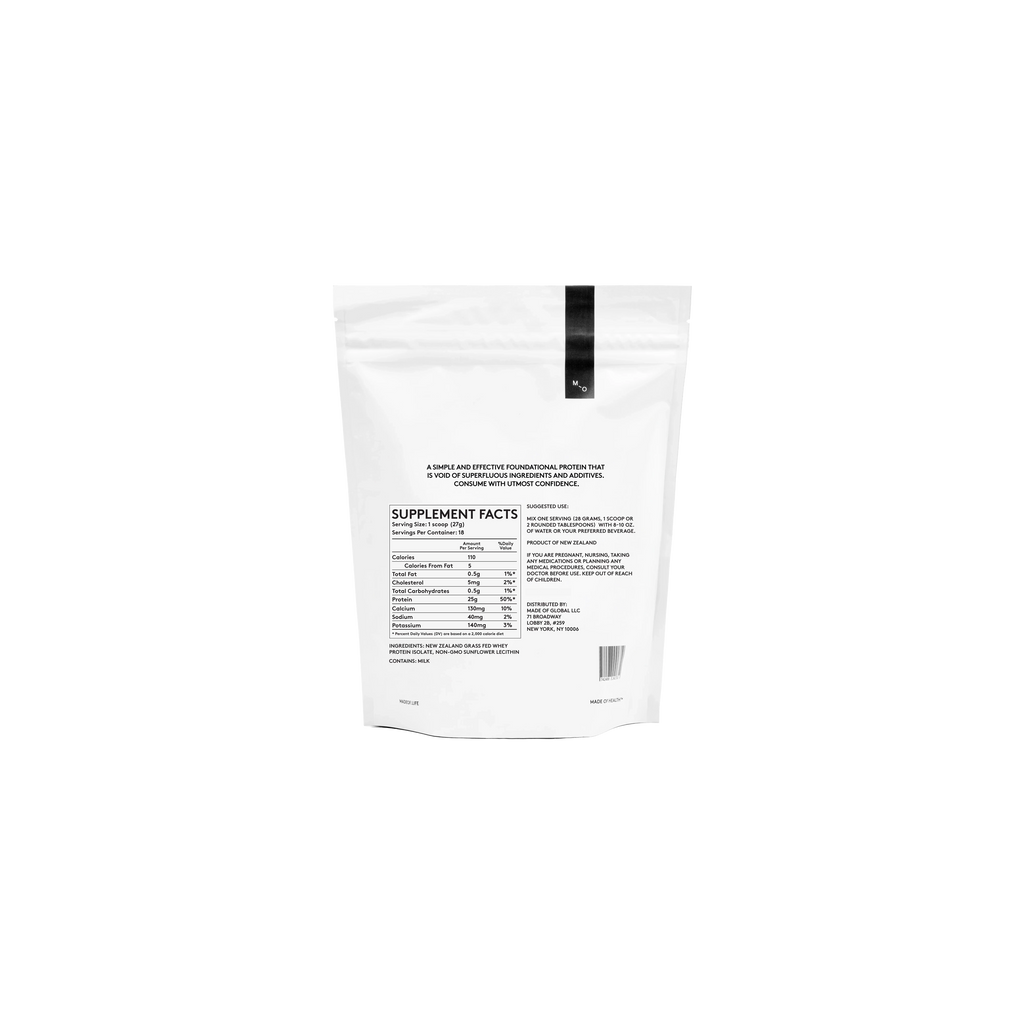 Unflavored Whey Protein Isolate