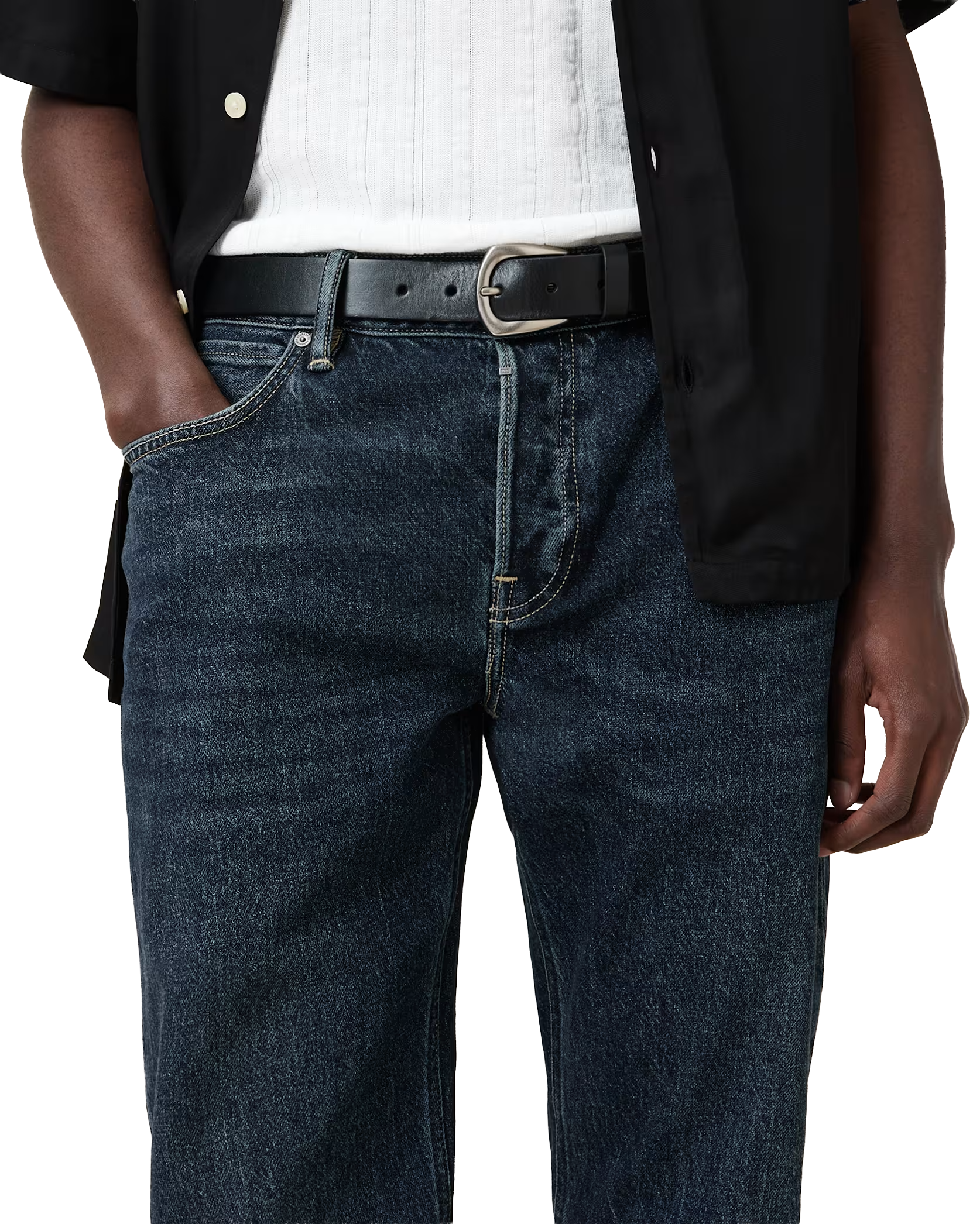 Reid leather belt