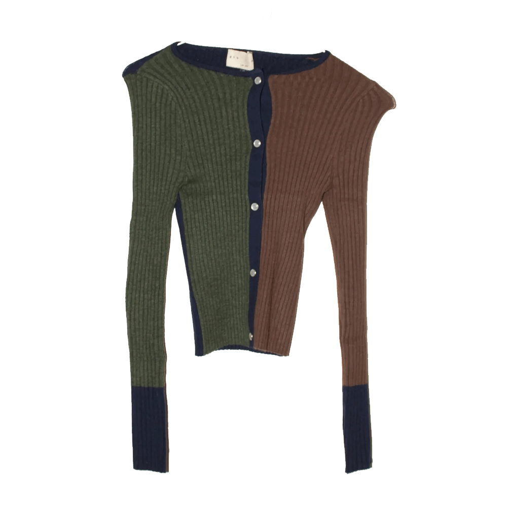 Nonna Rib Knit Cardigan